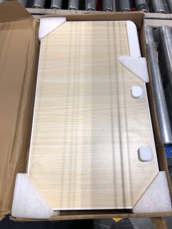 Photo 1 of Laptop Desk for Bed, SAIJI Lap Desks Bed Trays for Eating Writing, Adjustable Computer Laptop Stand, Foldable Lap Table in Sofa and Couch?23.6 x 13Teak Teak ?23.6 x 13 In