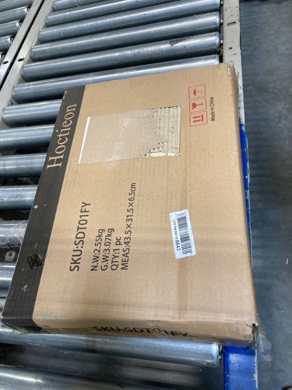 Photo 1 of Hoctieon 3 Tier End Table, Telephone Table, Tall Side Table with Storage, Small Nightstand for Small Spaces, Metal Frame, for Living Room, Bedroom, Sofa Couch, Hall, Easy Assembly, Greige Greige 1