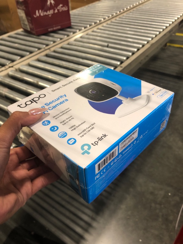 Photo 1 of TP-Link Tapo 1080P Indoor Security Camera for Baby Monitor, Dog Camera w/ Motion Detection, 2-Way Audio Siren, Night Vision, Cloud & SD Card Storage, Works w/ Alexa & Google Home (Tapo C100) 1080P 1-Pack