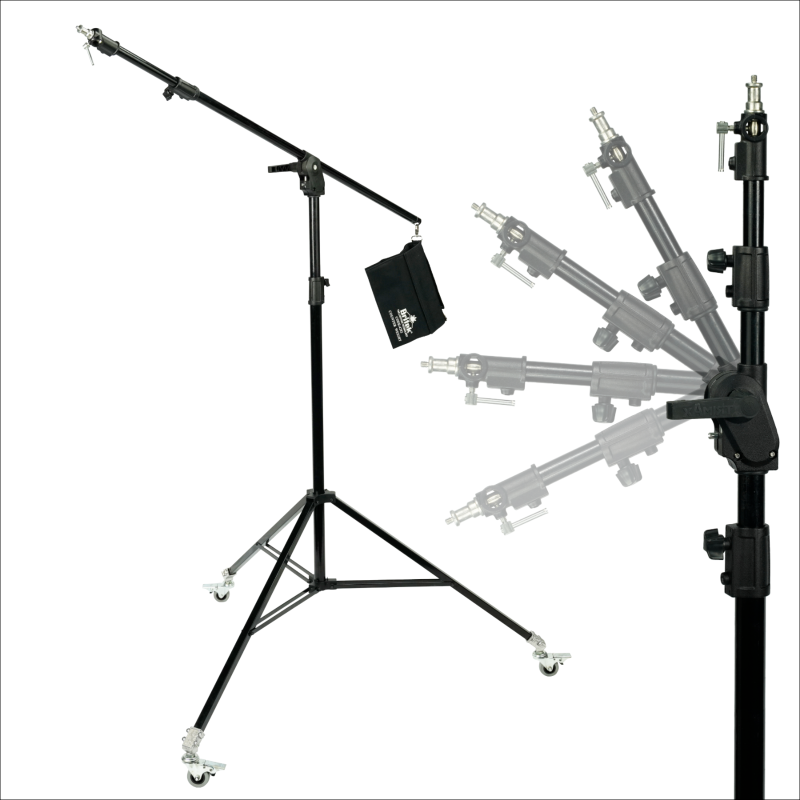 Photo 1 of ***NOT EXACT***
TriMax  Boom Stand w/ Wheels, Counterweight Bag, & Boom-to-Stand Switcher
