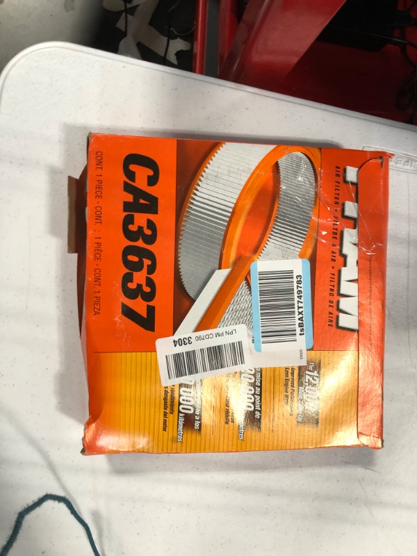 Photo 2 of FRAM Extra Guard Heavy Duty Engine Air Filter Replacement, Easy Install w/Advanced Engine Protection and Optimal Performance, CA2587