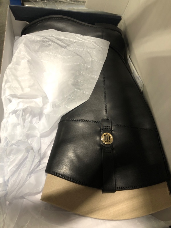 Photo 1 of Tommy Hilfiger Women's Shano-Wc Wide Calf Classic Riding Boot 9.5 Black