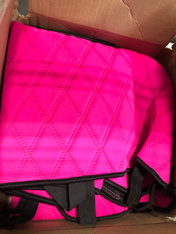 Photo 2 of FH GROUP Car Seat Cover Cushion - Cars Trucks SUV, Neosupreme Car Seat Cushions, Waterproof Car Seat Cover Cushion, Universal Fit Car Seat Protector Rear Set Pink Rear Set - Pink