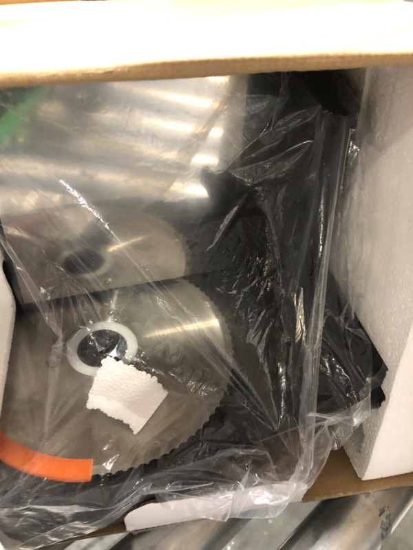 Photo 1 of ***FOR PARTS ONLY***
Chefman Die-Cast Electric Meat & Deli Slicer, A Powerful Machine with Adjustable Slice Thickness, Stainless Steel Blades & Safe Non-Slip Feet To Easily Cut Ham, Cheese, Bread, Fruit & Veggies At Home