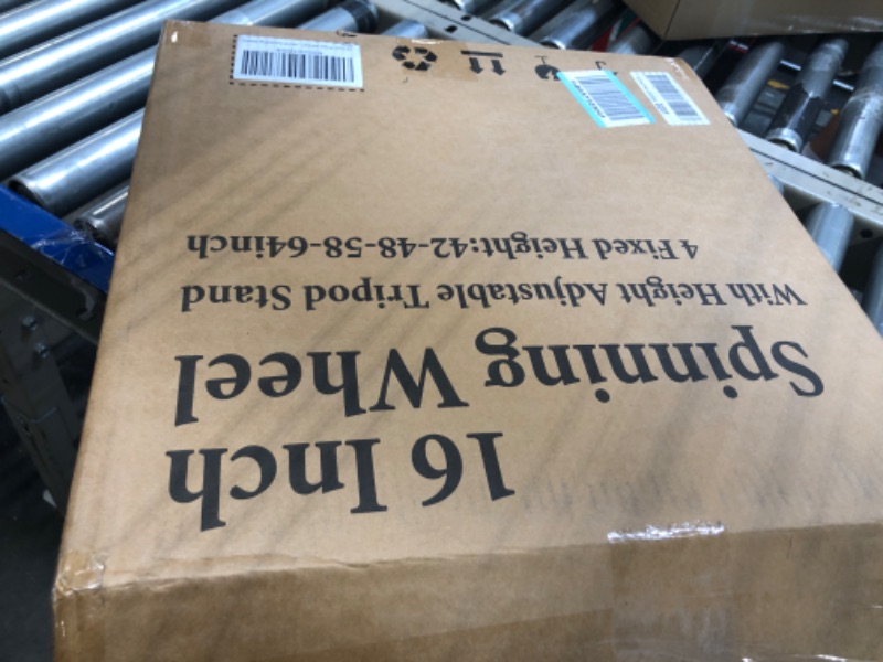 Photo 3 of 16 Inch Prize Wheel - Spinning Wheel with Folding Tripod, Height Adjustable Wheel Spinner, 12 Color Slots Raffle Wheel with 2 Dry Erase Markers & Eraser for Carnival, Fortune Spinning Game