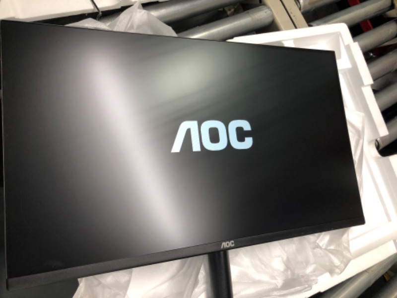 Photo 1 of AOC 27B2H 27" Full HD IPS Monitor, 3-Sided Frameless & Ultra Slim Design, HDMI and VGA inputs, Lowblue Mode, VESA compatible,Black 27" FHD with VESA mounting