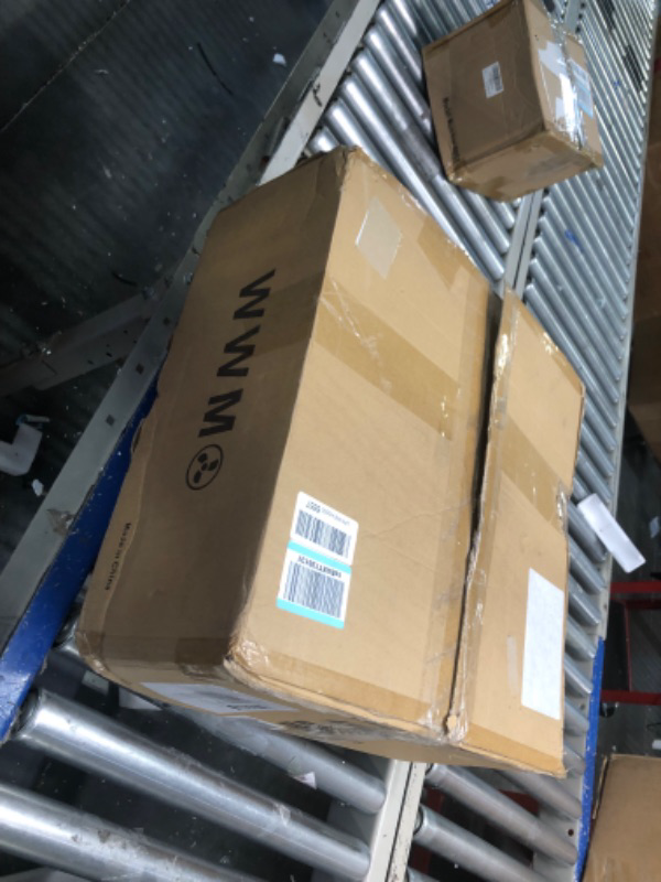 Photo 1 of WWM Flush Mount Caged Ceiling Fan with Light and Remote,20" Crystal Low Profile Ceiling Fans with Reversible Motor, Modern Small Bladeless Fan for Bedroom Kitchen Living Room(6 E12 Bulb Include) 1075 Crystal Caged