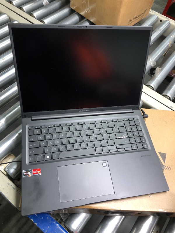 Photo 4 of **USE FOR PARTS ONLY**  ASUS Vivobook 16 Laptop, 16” WUXGA 1920X1200 16:10 Display, AMD Ryzen™ 5 5625U CPU, AMD Radeon™ Graphics, 8GB RAM, 512GB SSD, Fingerprint Sensor, Windows 11 Home, Indie Black, M1605YA-EH54 16" | R5-5625U