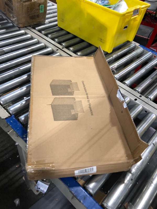 Photo 1 of Vagusicc Storage Baskets, Set of 2 Hand-Woven Paper Rope Wicker Baskets, Foldable Cube Storage Baskets Bins, 13 Inches Large Wicker Storage Baskets for Shelves Organizing & Decor, White (13''x13''x13'') White 13'' x 13'' x 13''