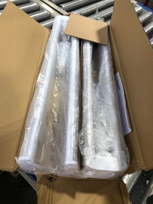 Photo 1 of 2 Pack 4FT LED Shop Light, Deformable LED Shop Light, E26 Base Easy Installstion Shop Lights Fixture, 6000LM, 50W [250W Equivalent], 5000K Daylight Shop Lights for Garages, Workshops, Basements, ETL White 50W