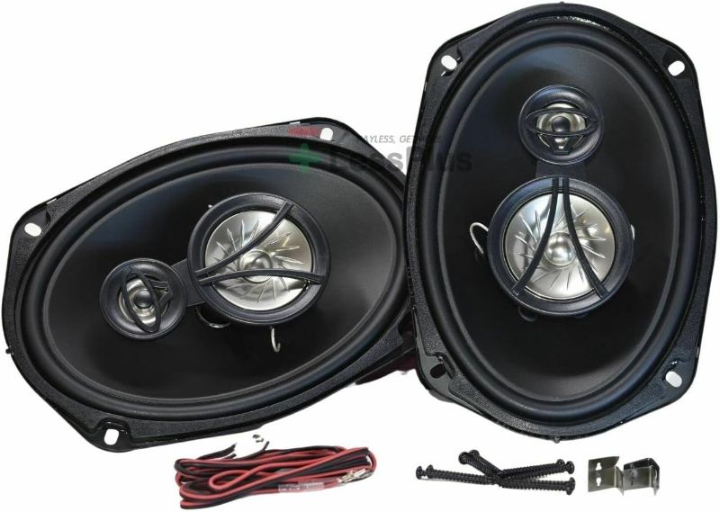 Photo 1 of Cerwin Vega XED Series 6"x9" Inch 3-Way Coaxial Car Speakers - 350W MAX Power, 4 Ohm Audio, Durable Poly Cone & Metal Dome Tweeters, Butyl Rubber Surround, Ideal for Car Speakers XED693