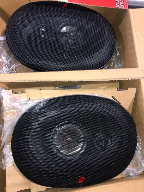 Photo 3 of Cerwin Vega XED Series 6"x9" Inch 3-Way Coaxial Car Speakers - 350W MAX Power, 4 Ohm Audio, Durable Poly Cone & Metal Dome Tweeters, Butyl Rubber Surround, Ideal for Car Speakers XED693
