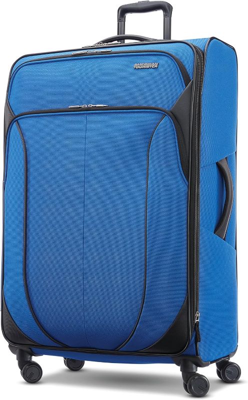 Photo 3 of AMERICAN TOURISTER 4 KIX 2.0 Softside Expandable Luggage, Classic Blue, 28 Spinner