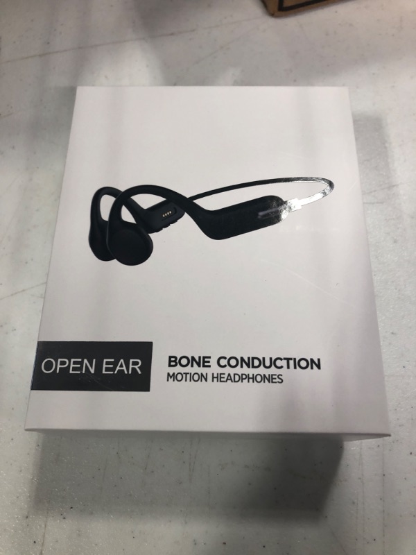 Photo 2 of Bone Conduction Headphones, Wireless Open-Ear Headphones, Bluetooth 5.3 with Mic - MP3 Play Built-in 32GB Memory, IPX8 Waterproof Sports Headphones for Gym Workout Swimming Running Cycling.