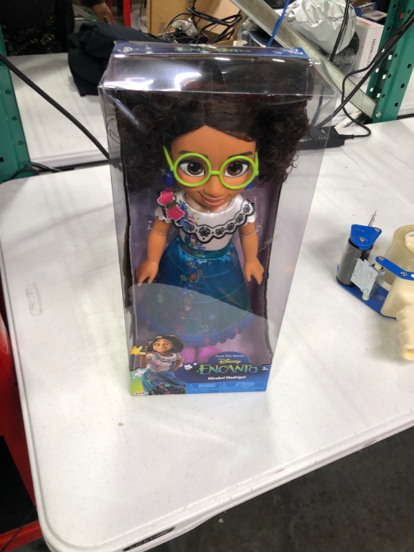 Photo 2 of Disney Encanto Mirabel Doll - 14 Inch Articulated Fashion Doll with Glasses & Shoes