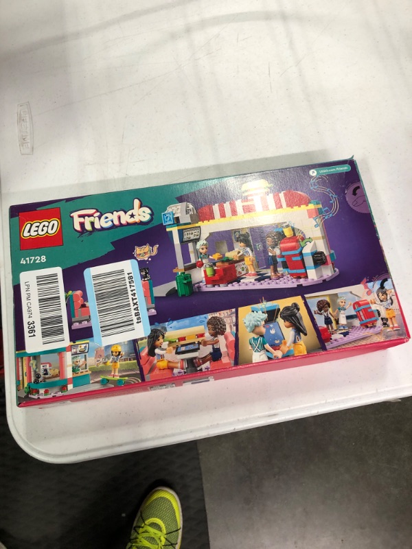 Photo 2 of LEGO Friends Heartlake Downtown Diner 41728 Building Toy - Restaurant Pretend Playset with Food, Includes Mini-Dolls Liann, Aliya, and Charli, Birthday Gift Toy Set for Boys and Girls Ages 6+