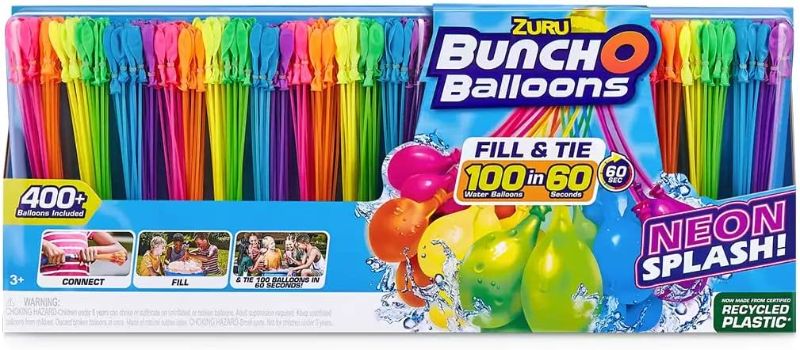 Photo 1 of Bunch O Balloons Zuru 420 Self-Sealing Water Balloons - Original Colors (420 Balloons, 12 Stems!)