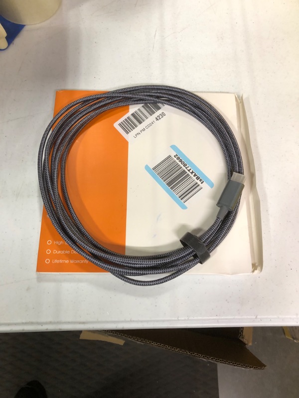 Photo 1 of HDMI Cable 4K 15 Feet, 18Gbps High Speed HDMI 2.0 Cable HDCP 2.2 HDR 3D 1080P 28AWG Ethernet-Braided HDMI Cord-Audio Return(ARC) for Monitor Xbox PS5 PS3/4 Roku Fire TV Samsung LG etc