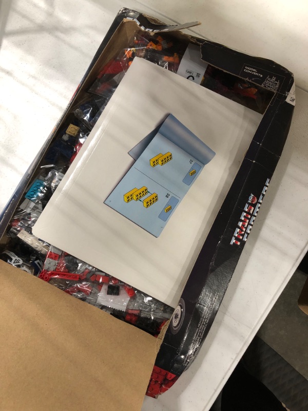 Photo 1 of LEGO Icons Optimus Prime 10302 Transformers Figure Set, Collectible Transforming 2-in-1 Robot and Truck Model Building Kit for Adults, Perfect for Display or Play Standard Packaging