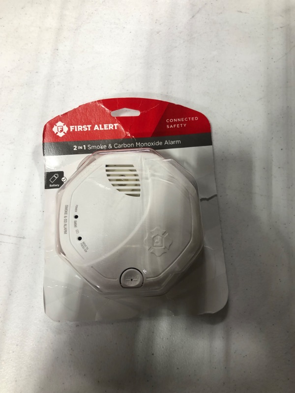 Photo 2 of *** New open box ***
First Alert Z-Wave Smoke Detector & Carbon Monoxide Alarm, Works with Ring Alarm Base Station, 2nd Generation Z-Wave Combo - 2nd Generation Alarm