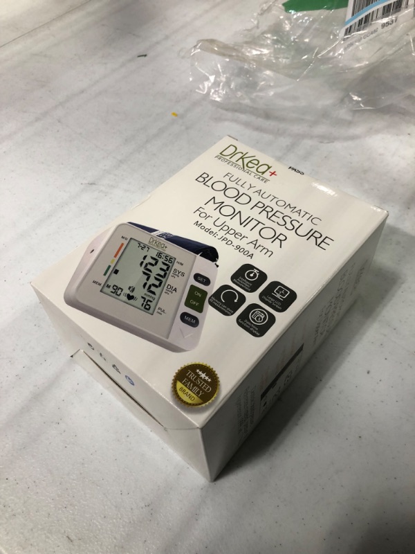 Photo 2 of ** NEW OPEN BOX**
Blood Pressure Monitor Upper Arm - Fully Automatic Blood Pressure Machine Large Cuff Kit - Digital BP Monitor for Adult, Pregnancy - Blood Pressure Kit for Home Use - Batteries, Storage Bag Included