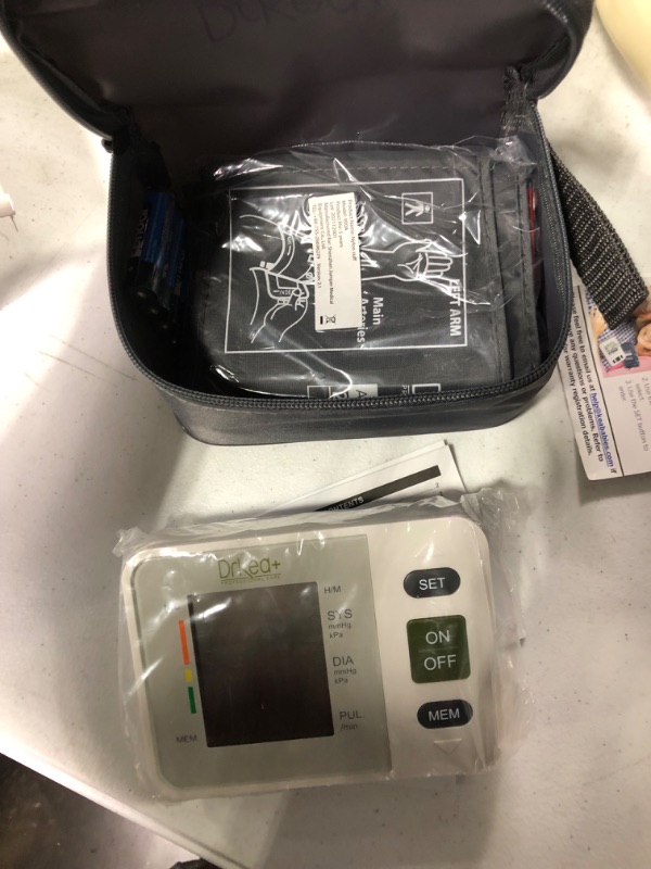 Photo 4 of ** NEW OPEN BOX**
Blood Pressure Monitor Upper Arm - Fully Automatic Blood Pressure Machine Large Cuff Kit - Digital BP Monitor for Adult, Pregnancy - Blood Pressure Kit for Home Use - Batteries, Storage Bag Included