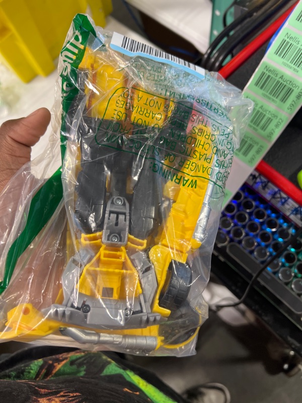 Photo 1 of Transformers Toys Heroic Bumblebee Action Figure - Timeless Large-Scale Figure, Changes into Yellow Toy Car, 11" (Amazon Exclusive) Standard Action Figure