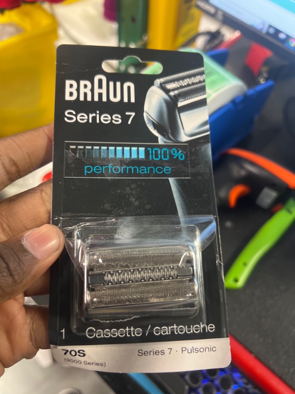 Photo 3 of Braun Series 7 70S Electric Shaver Head Replacement Cassette – Silver 70s Replacement Head