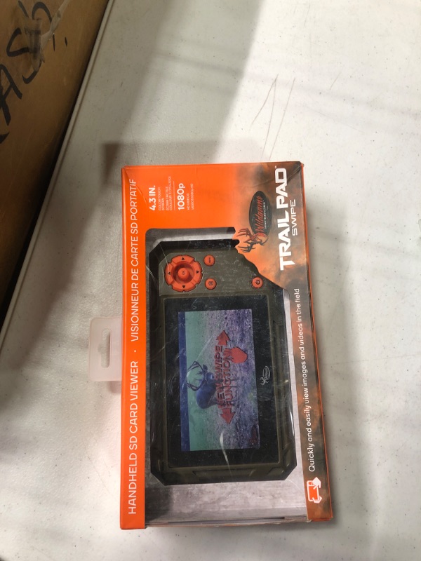 Photo 1 of Wildgame Innovations Trail Pad | VU60 SD Card Reader with Touch Screen, Brown, 10 x 6 x 3 inches