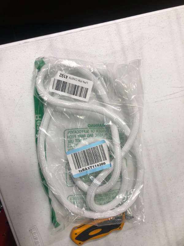 Photo 1 of 6.6ft - 1/2 inch White Cable Sleeve, Cable Organizer for Desk PC TV Computer, Wire Protector Cable Wrap Cover, Cord Management for Home Office 6.6ft, 1/2'' White
