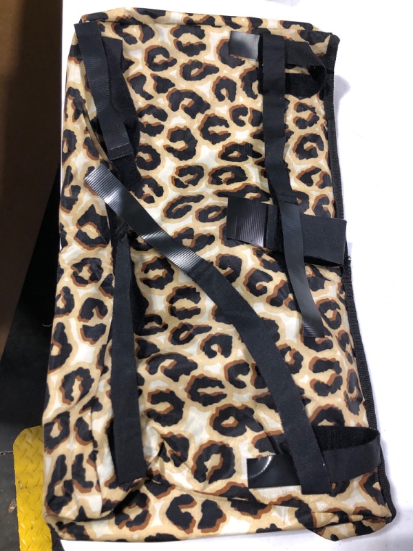 Photo 3 of Cheetah tote connector bag with 3 mesh pockets 