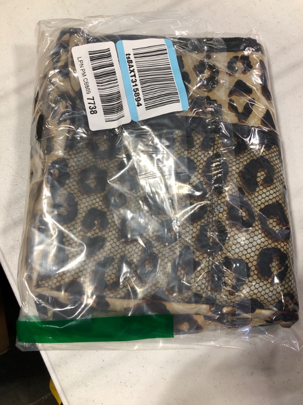 Photo 1 of Cheetah tote connector bag with 3 mesh pockets 