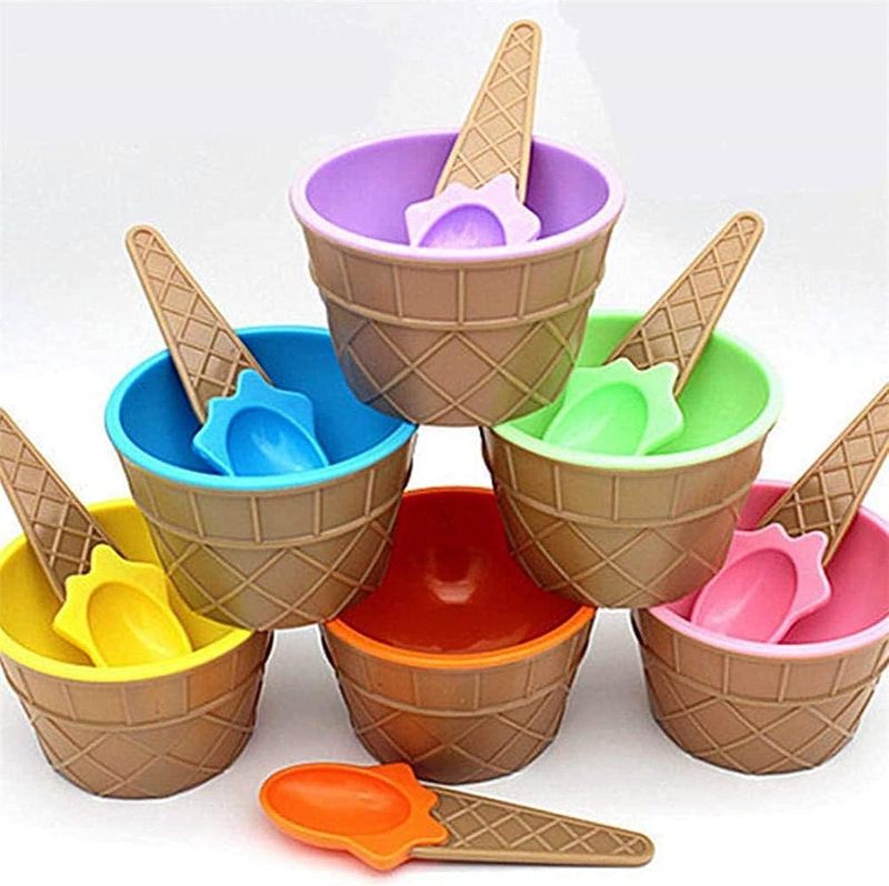 Photo 1 of Children's ice cream bowls with spoons