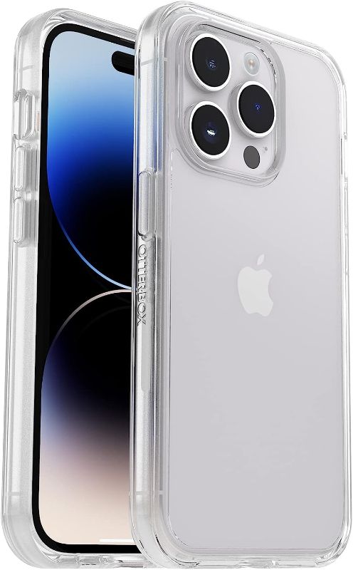 Photo 1 of OtterBox SYMMETRY CLEAR SERIES for iPhone 14 Pro (ONLY) - CLEAR
