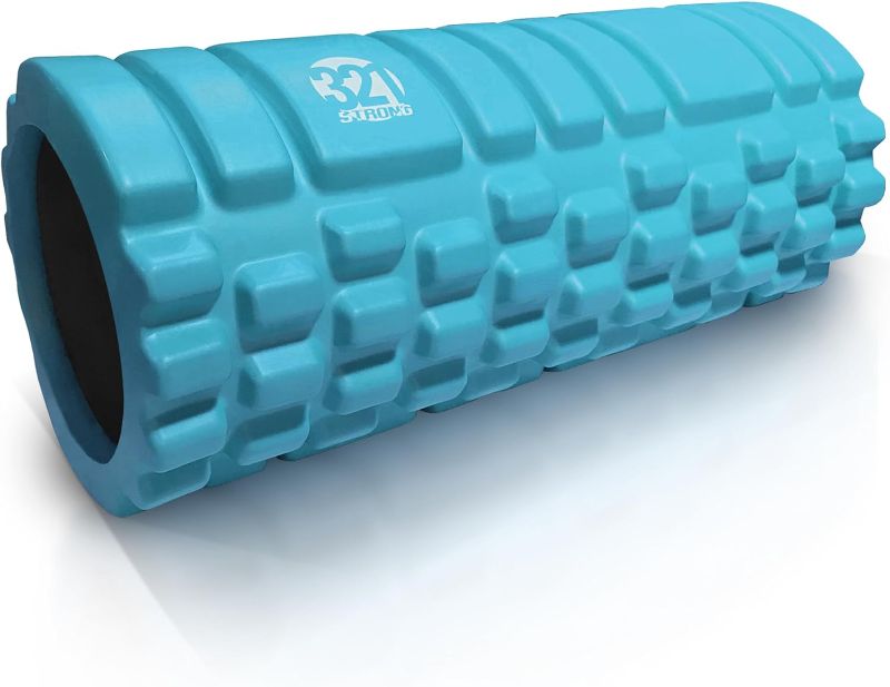 Photo 1 of 321 STRONG Foam Roller - Medium Density Deep Tissue Massager for Muscle Massage and Myofascial Trigger Point Release