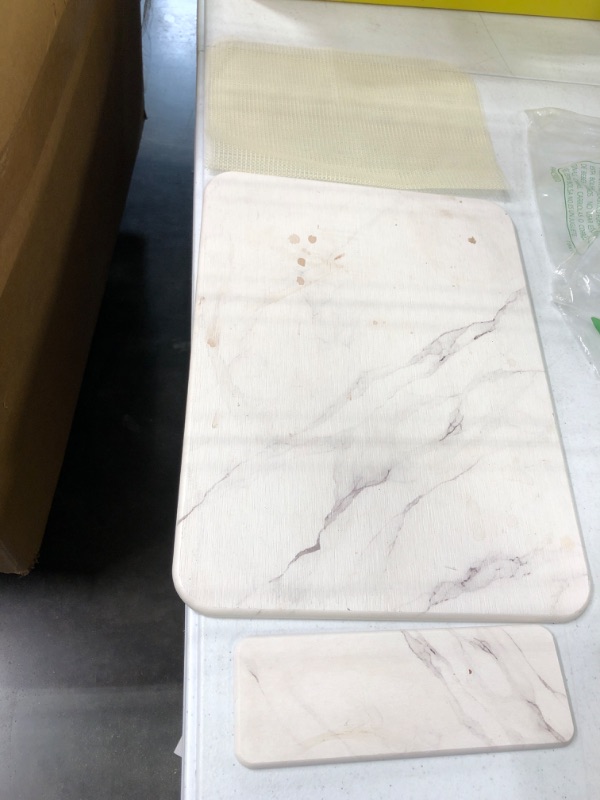 Photo 2 of **USED** Ultra Cuisine Marble Cutting Board and Marble Pastry Board - Multifunctional Marble Slab - Perfect Marble Cheese Board, Marble Charcuterie Board, & Marble Serving Tray - Extra Large - Great Gift