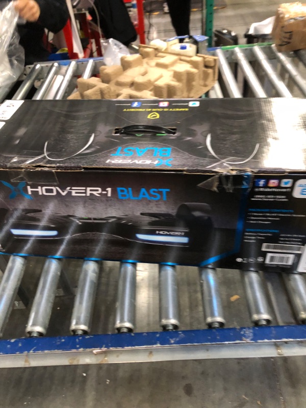 Photo 2 of **FOR PARTS**Hover-1 Blast Electric Self-Balancing Hoverboard with 6.5” Tires, Dual 160W Motors, 7 mph Max Speed, and 3 Miles Max Range