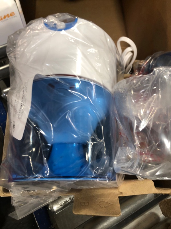 Photo 1 of Crane EE-5202 Inhaler & Warm Mist Humidifier, 0.5 Gallon, Blue & White Blue and White