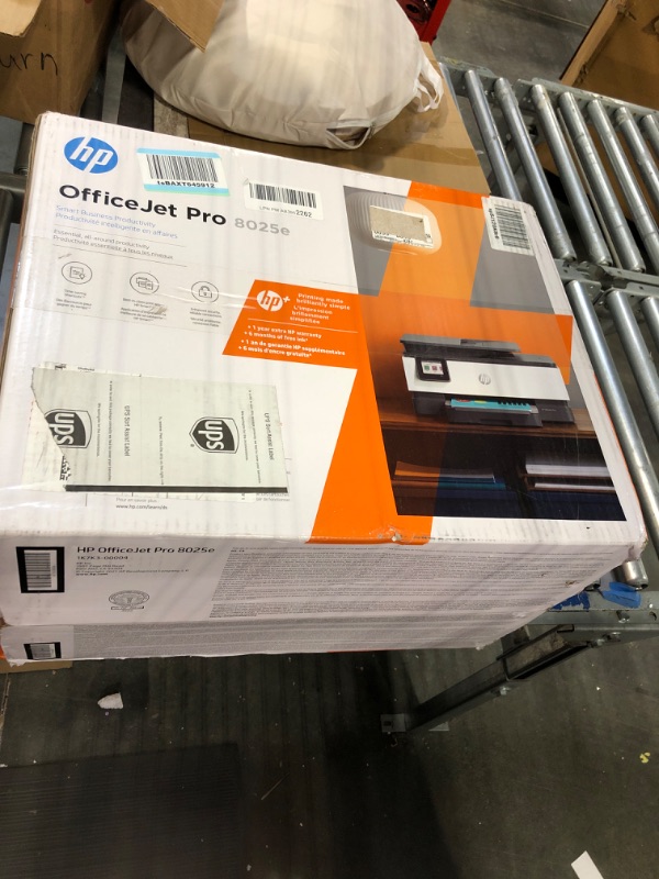 Photo 2 of HP DeskJet 2755e Wireless Color All-in-One Printer with bonus 6 months Instant Ink (26K67A), white