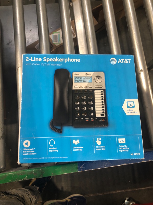 Photo 1 of Vtech Communications Inc 2 Packs BLK 2Line Speaker Phone