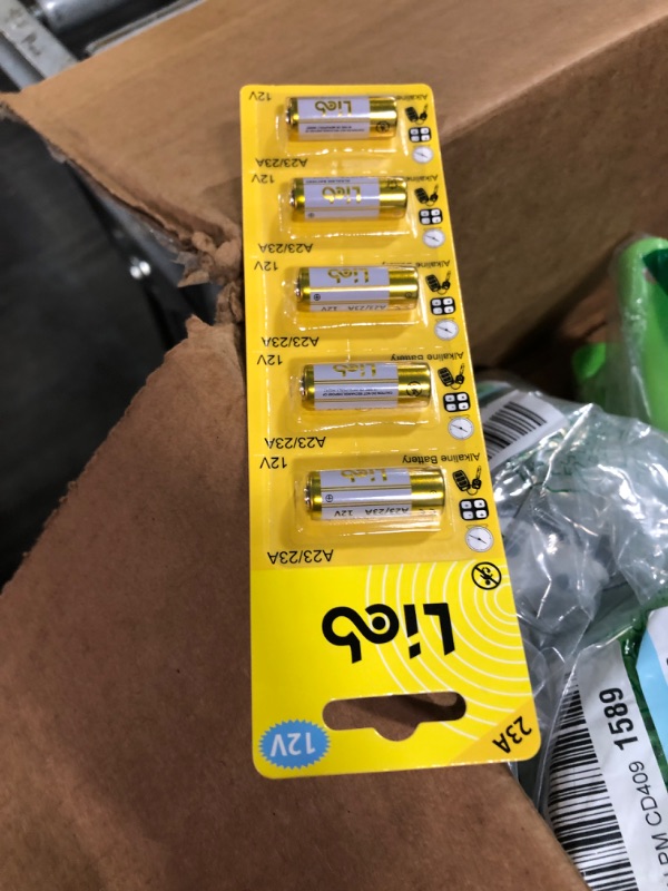 Photo 3 of LiCB A23 23A 12V Alkaline Battery (5-Pack)