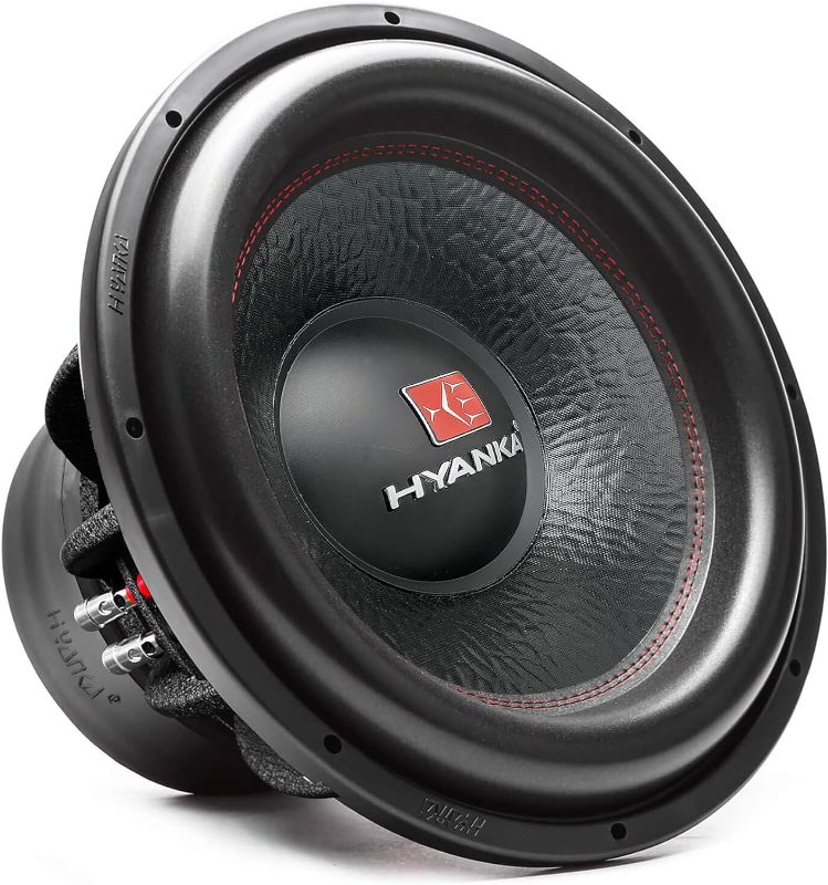 Photo 1 of H YANKA 15 Inch Subwoofer - 15 Inch Paper Cone Subwoofer Car Audio, Black Aluminum Basket, Dual Voice Coil 4 Ohm Impedance 15 subwoofer, 2000W MAX Power 15 inch Competition Subwoofer 15 Inch Subwoofer 2000W Dual 4 Ohm