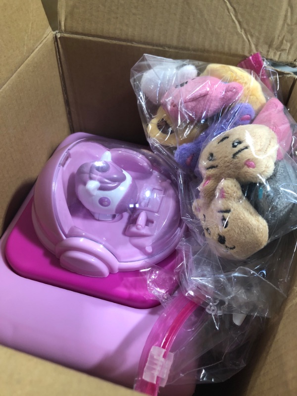 Photo 1 of Claw Machine for Kids, Mini Vending Machine Girls Unicorn Toys, Candy Grabber Prize Dispenser with Sound & 20 Mini Plush Toys, Electronic Arcade Game Indoor Toy for Home Party Birthday Gifts
