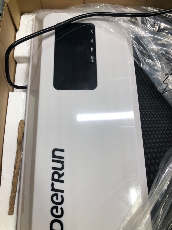 Photo 1 of DeerRun Walking Pad, Under Desk Treadmill, Walking Pad Treadmill Under Desk, Mini Treadmill in LED Display Bright white