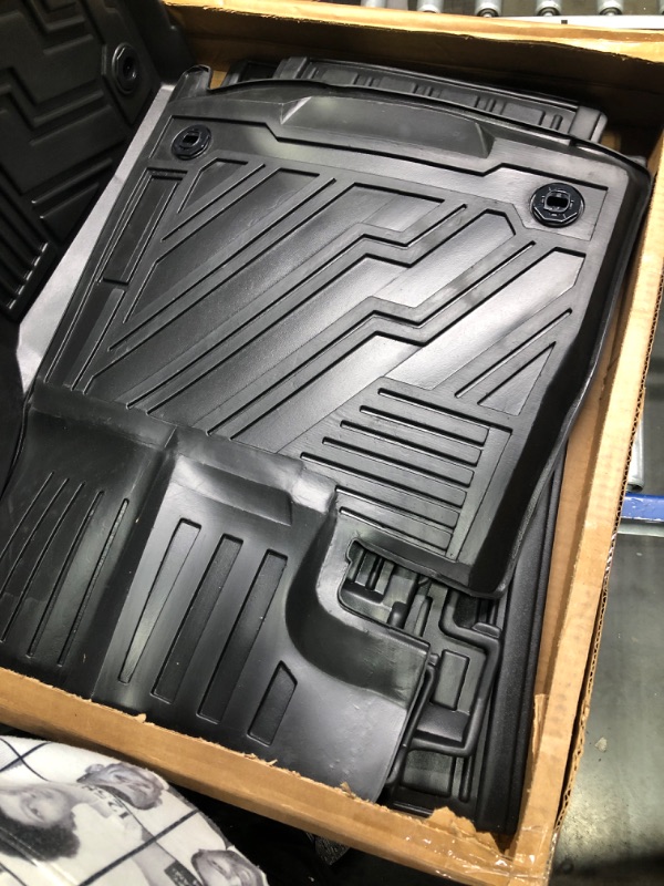 Photo 1 of for 2021 2022 2023 Toyota Sienna Floor Mats & Cargo Mats (W/ Spare Tire, 7 Seater), for Sienna Floor Liners Trunk Liners, All Weather Waterproof Car Floor Mats for Toyota Sienna 2022 2021 Accessories
