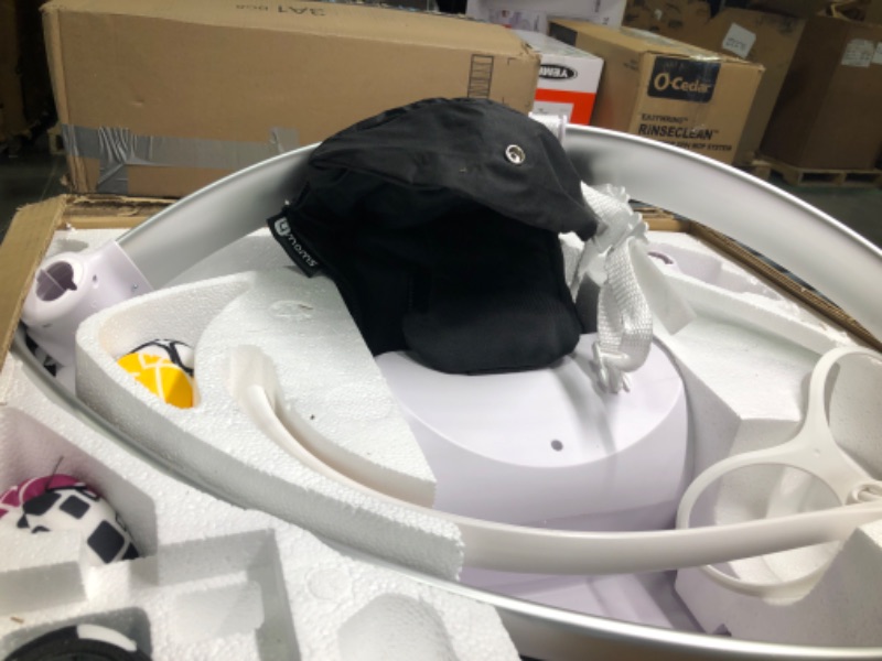 Photo 1 of 4moms mamaRoo 4 Multi-Motion Baby Swing + Safety Strap Fastener, Bluetooth Baby Swing with 5 Unique Motions, Nylon Fabric, Black