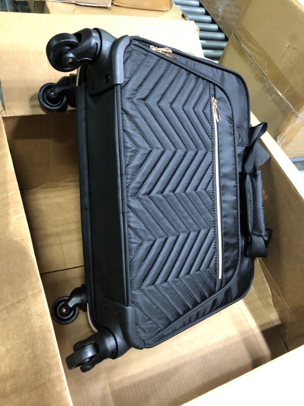Photo 3 of ** WHEEL IS  LOCKED ** Rolling Laptop Bag with 4 Spinner Wheels, 17.3 Inch & TSA Lock Large Rolling Briefcase for Men Women, Waterproof Overnight Roller Carry Underseat Computer Case for Travel Work Business Teacher Gifts