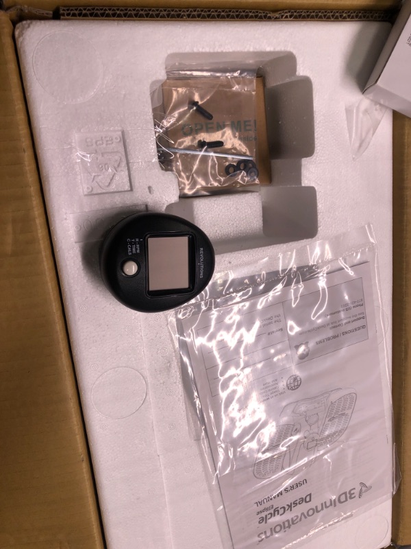 Photo 1 of DeskCycle Ellipse Under Desk Elliptical Machine, Compact Mini Seated Elliptical Desk Exercise Equipment, Desk Cycle Pedal Exerciser, Black