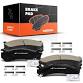 Photo 1 of A-Premium Front & Rear Ceramic Disc Brake Pads Set Compatible with Select Chevy, GMC and Hummer Models - Silverado Sierra 1500 HD, Avalanche, Sierra Yukon XL 2500 Sierra 3500, H2, with Hardware, 8 Pcs