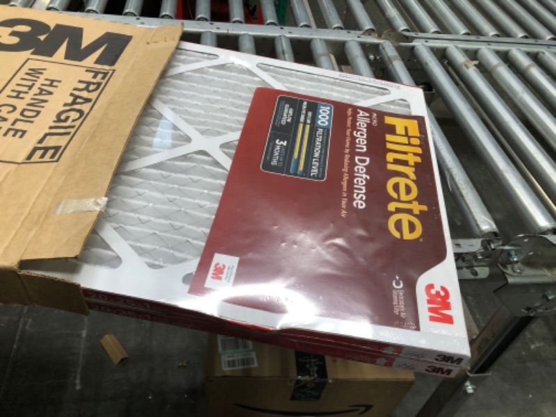 Photo 1 of 
Filtrete 20x25x1 Air Filter, MPR 1000, MERV 11, Allergen Defense 12-Month Deep Pleated 4-Inch Air Filters, 2 Filters